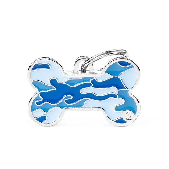  . **Pet clothes are thickened in winter**Camouflage Blue Bone