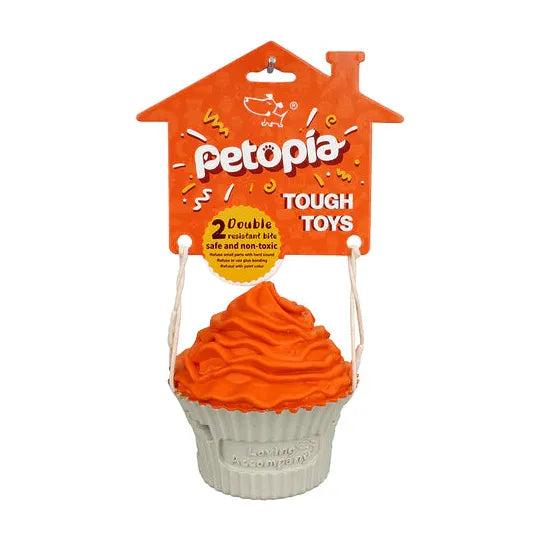  -Cost-effective pet toy recommendationsPETOPIA Ultra Tough Dog Toy Pup Cake