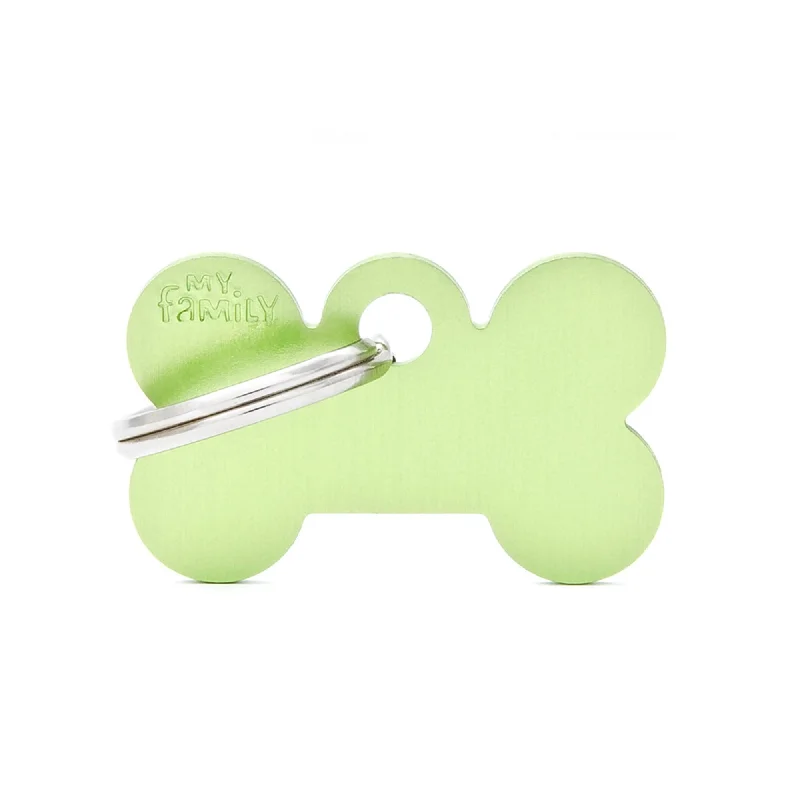  . **Dog snack bag is portable**Small Aluminium Green Bone