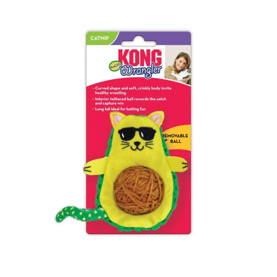  -Bite-resistant dog toy recommendationsKONG Cat Toys Wrangler AvoCATo Crinkle Textured Catnip