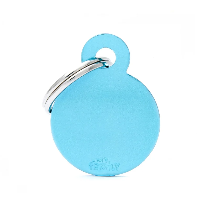  . **Cat backpack space capsule**Small Aluminium Light Blue Circle