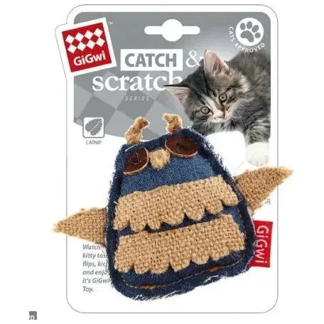- Indoor pet toy recommendationsGIGWI Cat Toy - CATCH 'N' SCRATCH ECO OWL