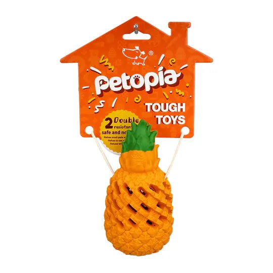 - Parrot toy selectionPETOPIA Ultra Tough Dog Toy Pawsome Pineapple