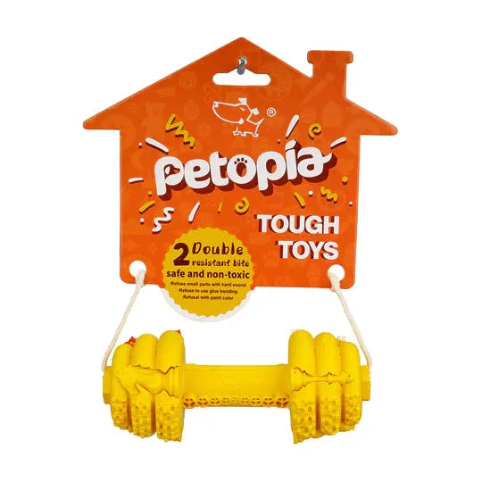 - Pet toy safety reviewsPETOPIA Ultra Tough Dog Toy Dumb Dumbbell