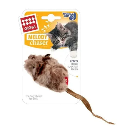 - Wooden pet toy recommendationsGiGwi Cat Toy - Melody Chaser Mouse