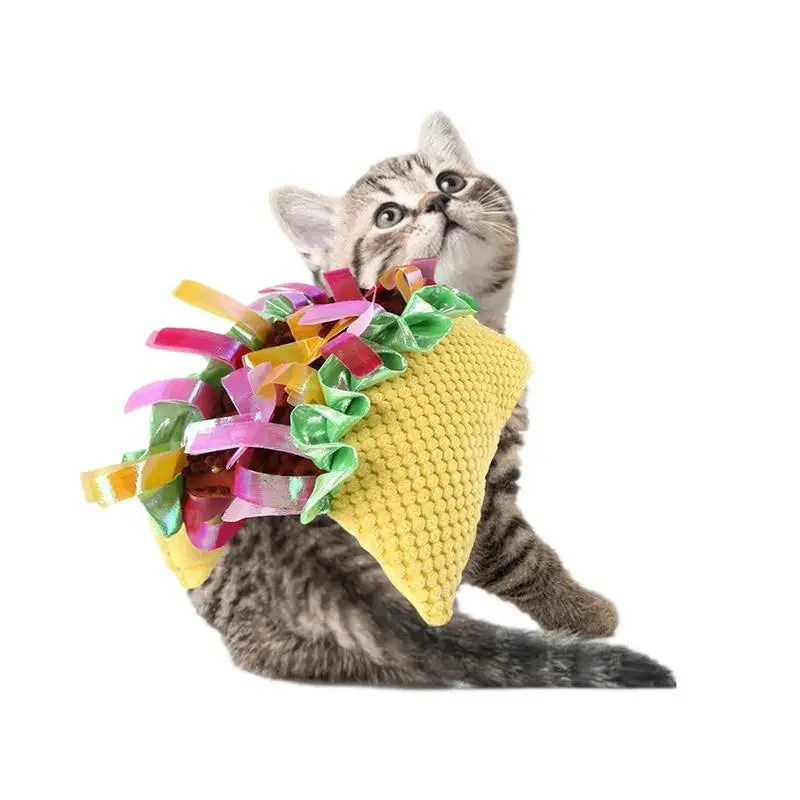 Anniepaw Taco Halloween Pet Costume: Funny Dog & Kitten Cosplay Apparel with Photo Props Anniepaw Taco Halloween Pet Costume: Funny Dog & Kitten Cosplay Apparel with Photo Props