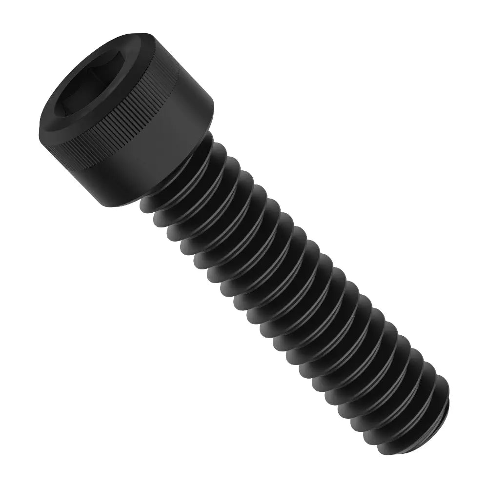 ---ServoCity 1/4"-20 Black-Oxide Socket Head Screw (1.00" Length) - 6 Pack