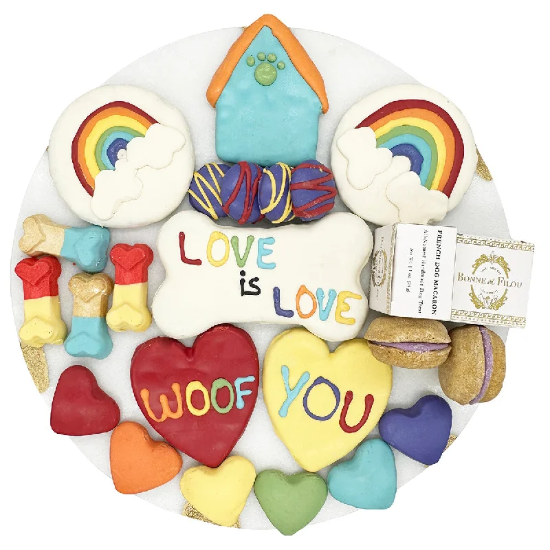 - Dog food for pregnancy and lactationPride Themed Dog Treats Gift Box