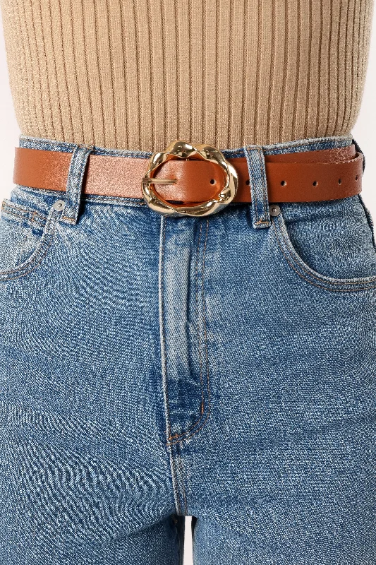 - Organic cotton dog bibsSerena Belt - Tan Gold