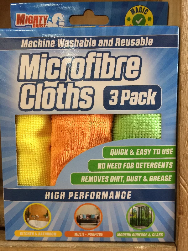 - Deodorizing cat litter tofu litterMighty Burst Microfibre Cloths 3 Pack