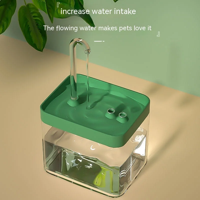 Cat Automatic Circulation Flow Mute Water Fountain Mouth Wet-proof Drinking Water Apparatus Cat Automatic Circulation Flow Mute Water Fountain Mouth Wet-proof Drinking Water Apparatus