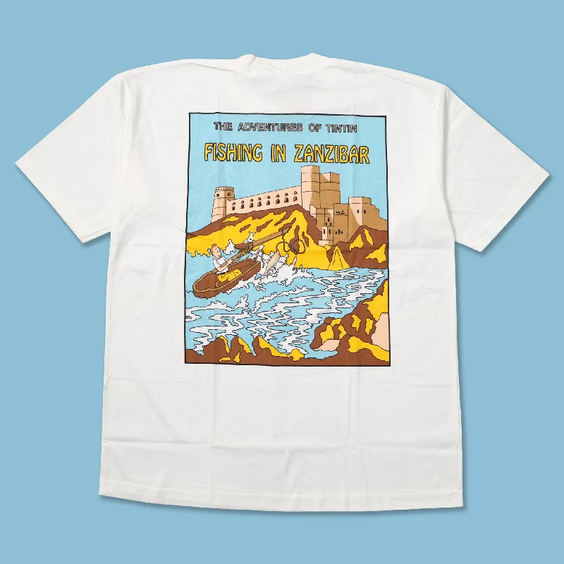 - Pet stroller can be taken on the planeVintage DS Tintin Fishing in Zanzibar T-Shirt Large - Pet stroller can be taken on the planeVintage DS Tintin Fishing in Zanzibar T-Shirt Large