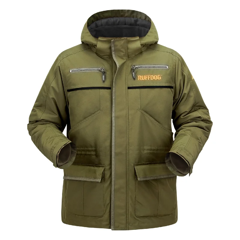 - Dog heart rate monitoring collarWinter Dog Trainer Coat OLIVE with Shades of Black