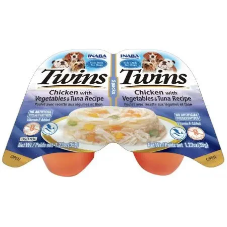 - Rabbit grass rack to prevent waste food boxInaba Twins Chicken with Vegetables and Tuna Recipe Side Dish for Dogs