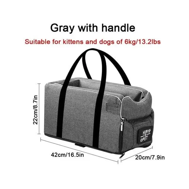 gray with handle