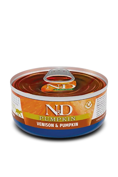  . **Functional Cat Food**  Farmina N&D Cat Can Pumpkin Venison