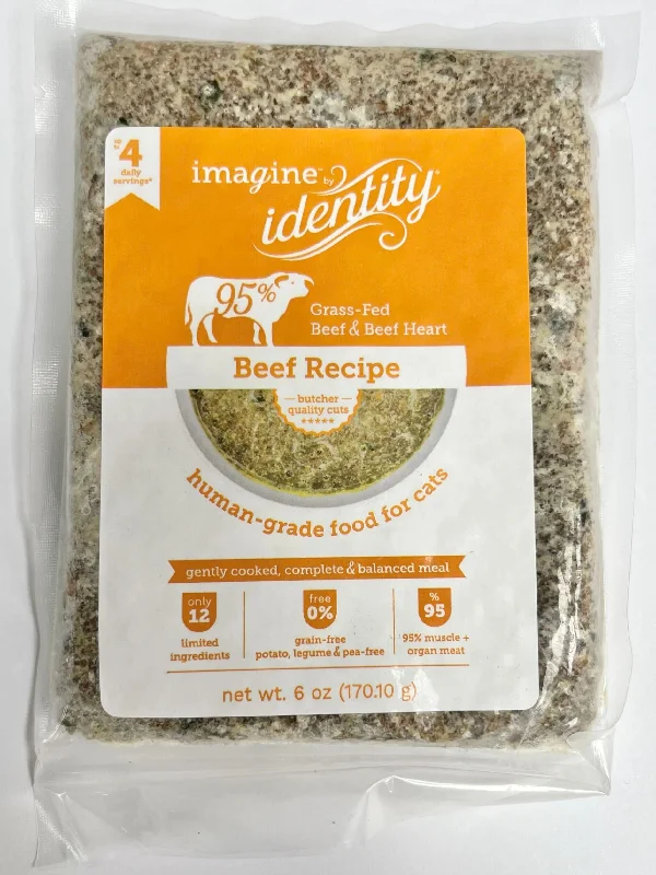    - Cat food for dental health  Identity Cat Imagine Gently Cooked Beef
