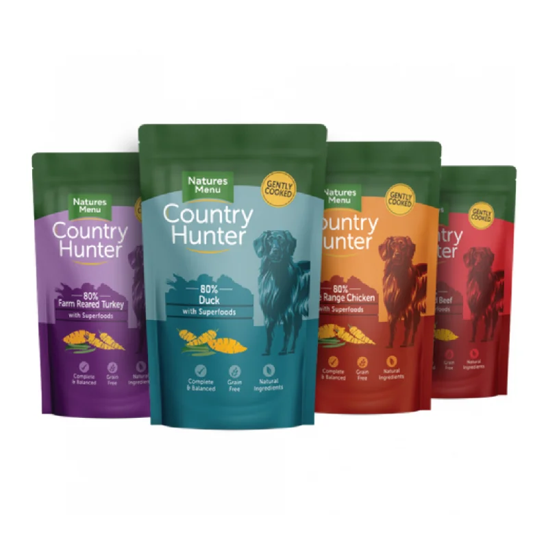 - Natural latex pet mattressCountry Hunter Superfood Selection Pouches