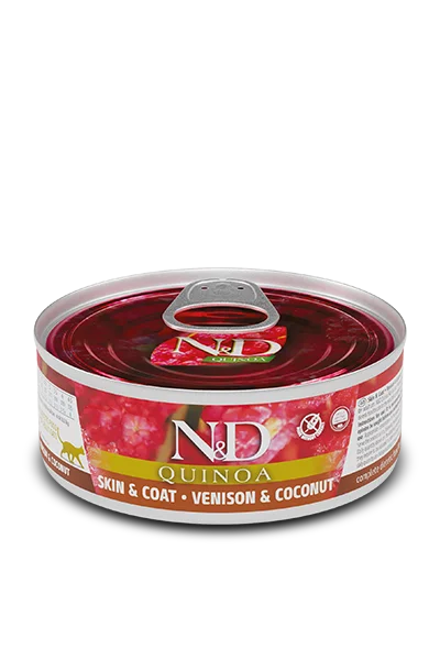    - Purina Pro Plan cat food palatability  Farmina N&D Cat Can Quinoa Skin & Coat Venison