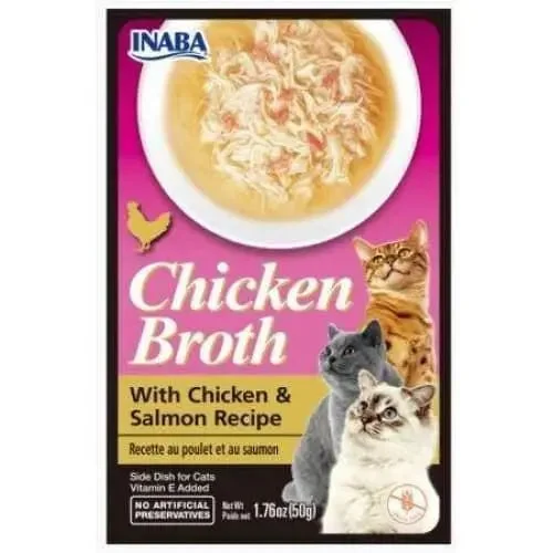 - Cat hair ball removal and hair removal creamInaba Chicken Broth with Chicken and Salmon Recipe Side Dish for Cats - Cat hair ball removal and hair removal creamInaba Chicken Broth with Chicken and Salmon Recipe Side Dish for Cats