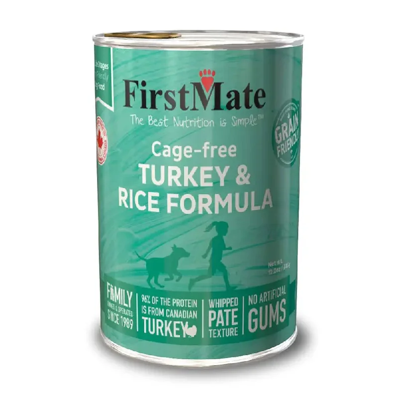 Pet ProductsFirstMate™ Grain Friendly™ Cage Free Turkey & Rice Formula Dog Food 12.2 Oz