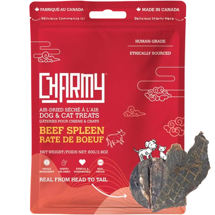 - Degradable pet feces bagCharmy Pet Beef Spleen Dog Treats 3.8 oz