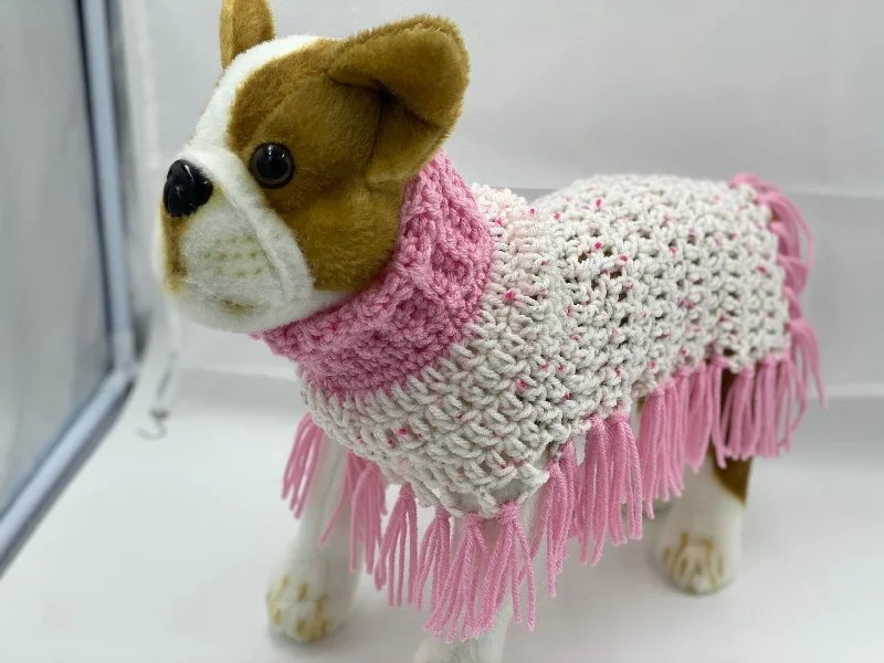 Classification by season or weather:Pink and White Polka Dot Poncho