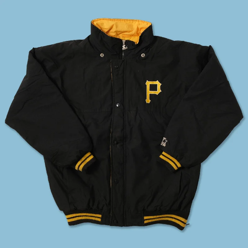 - Winter warm clothes for short-haired dogsVintage Starter Pittsburgh Pirates Padded Jacket XLarge
