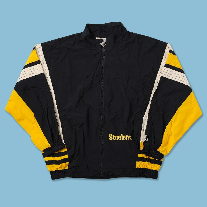 - Smart cat litter box with automatic cleaningVintage Starter Pittsburgh Steelers Jacket XXLarge