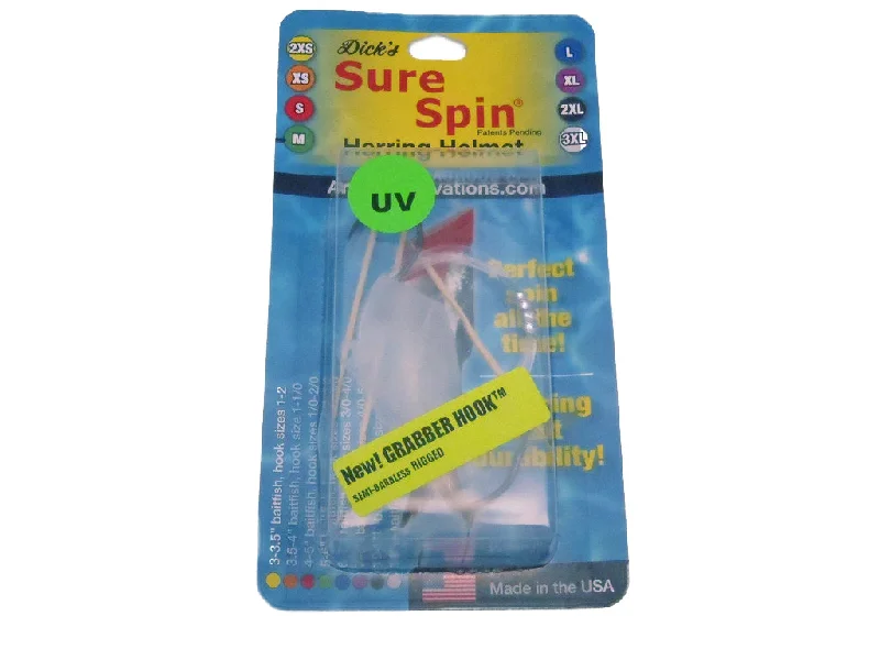 - Air box TSA certified check-inAngler Innovations Dick's Sure Spin Pre-Rigged Bait Fish Helmet - Air box TSA certified check-inAngler Innovations Dick's Sure Spin Pre-Rigged Bait Fish Helmet