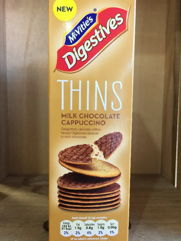 - Foldable and portable cat bagMcVities's Digestive Thins Milk Chocolate Cappuccino Biscuits 180g - Foldable and portable cat bagMcVities's Digestive Thins Milk Chocolate Cappuccino Biscuits 180g