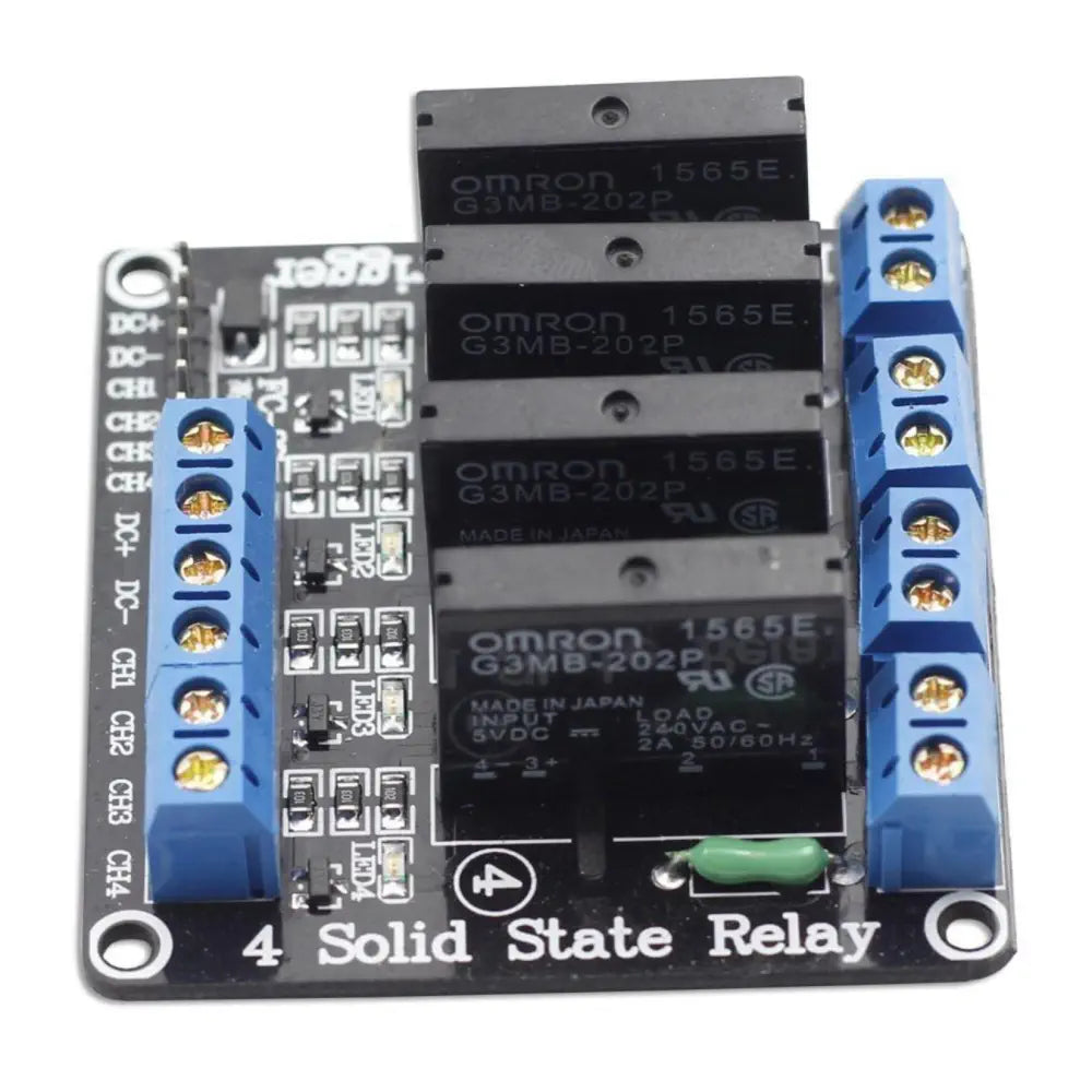- Rabbit grass rack to prevent waste food box5V 4 Channel Solid State Relay (ssr)