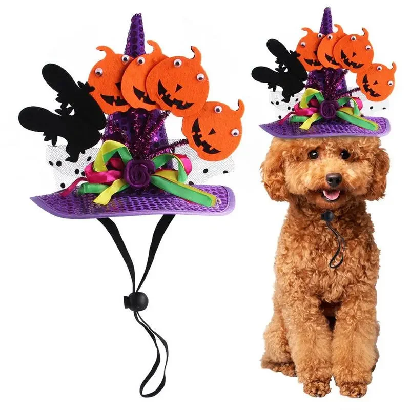 Anniepaw Halloween Pet Hat Costume for Dogs and Cats Soft Party Accessories Dress Up Small Anniepaw Halloween Pet Hat Costume for Dogs and Cats Soft Party Accessories Dress Up Small