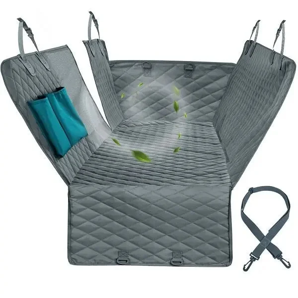 Anniepaw Waterproof Dog Car Seat Cover Rear Hammock Safety Mat for Pets