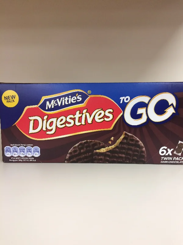 - Dog disposable foam shower gelMcVitie's Digestives To Go Dark Chocolate Twin Pack Biscuits 6x 33.3g