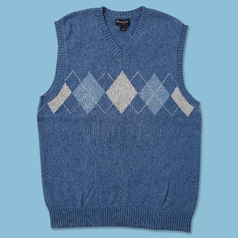 - Pet tear stain cleaning wipesVintage Argyle Knit Vest Medium