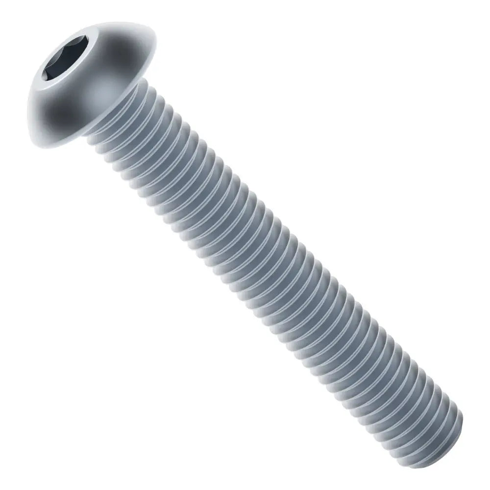 Pet ProductsServoCity 2802 Series Zinc-Plated Steel Button Head Screw (M4 x 0.7mm, 25mm Length) - 25pk