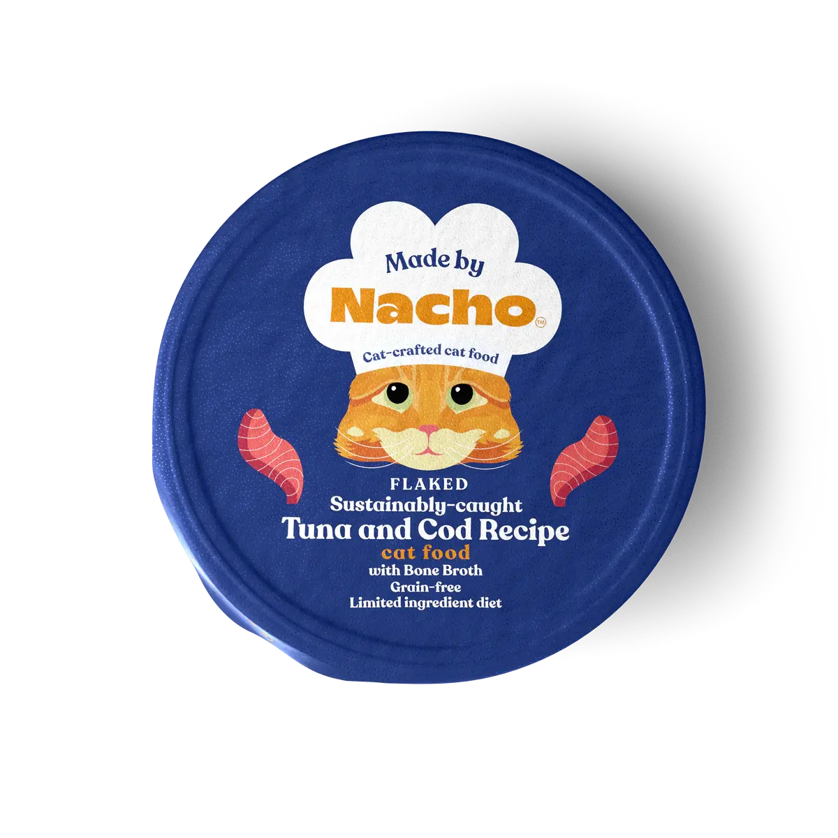 - Degradable pet feces bagMade by Nacho Sustainably Caught Diced Tuna & Cod Recipe With Bone Broth Grain-Free Wet Cat Food 10 / 2.5 oz - Degradable pet feces bagMade by Nacho Sustainably Caught Diced Tuna & Cod Recipe With Bone Broth Grain-Free Wet Cat Food 10 / 2.5 oz