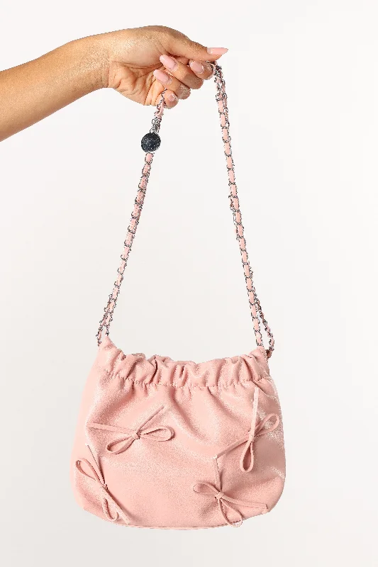 - Custom pet birthday cakeBennet Bow Statement Bag - Pink