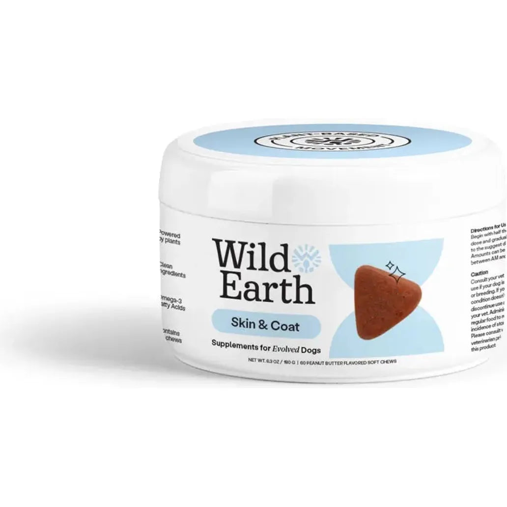 - Parrot climbing and standing wooden frameWild Earth Skin & Coat Soft Chews Vegan Dog Supplements - Parrot climbing and standing wooden frameWild Earth Skin & Coat Soft Chews Vegan Dog Supplements