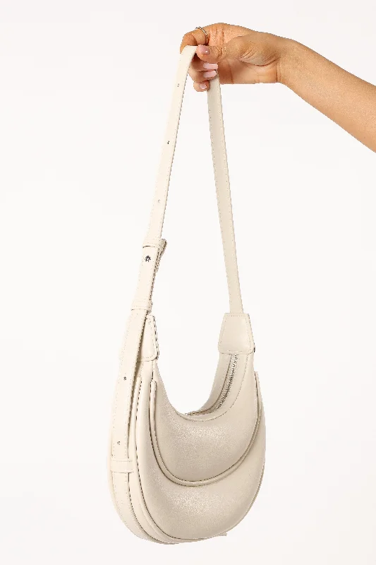  -Anti-scratch scratching board AND cat bed in oneDeetz Shoulder Bag - Cream