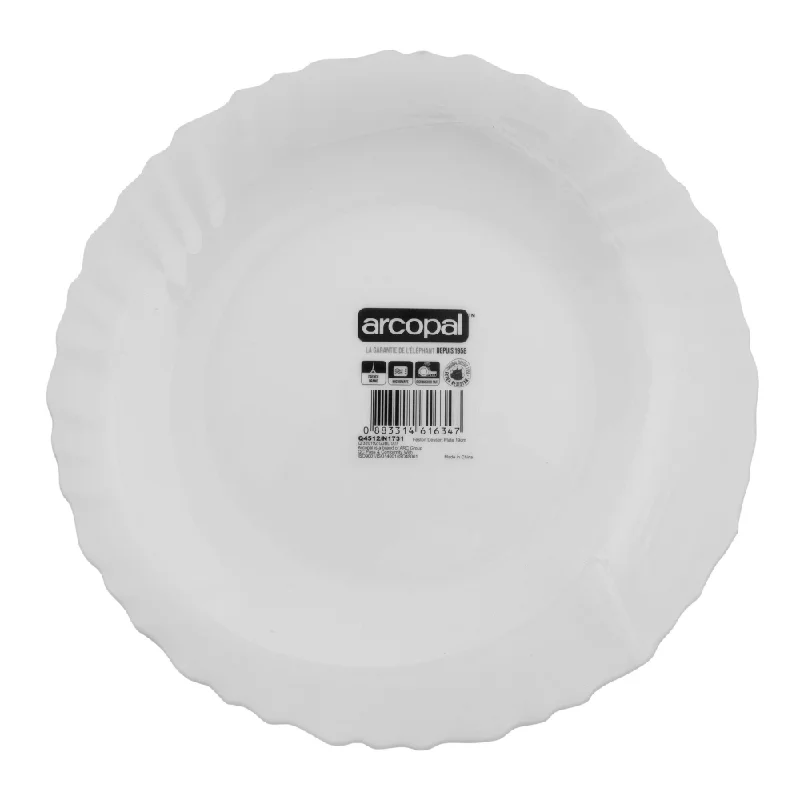 - Deodorizing cat litter tofu litterDISH LUMINARC ARCOPAL WHITE N2871