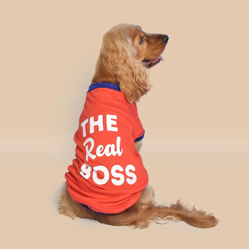 ---The Real Boss Dog T-shirt