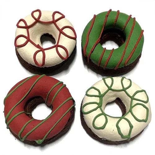 - Food for large dogsChristmas Donuts Bulk Dog Treats