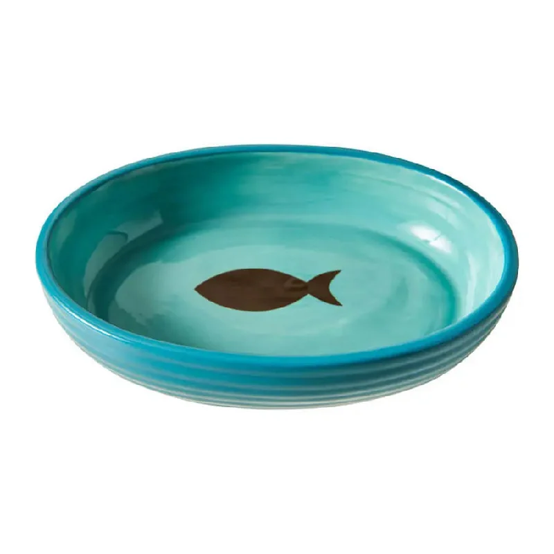 - Rabbit grass rack to prevent waste food boxSpot Elegance Ribbed Stoneware Cat Bowl 6 in