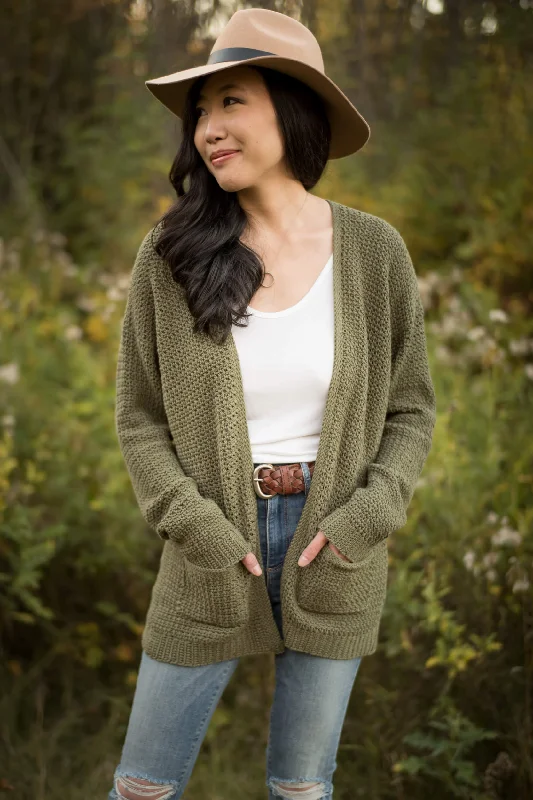 - Car dog seat beltCrochet Kit - Olivewood Cardigan