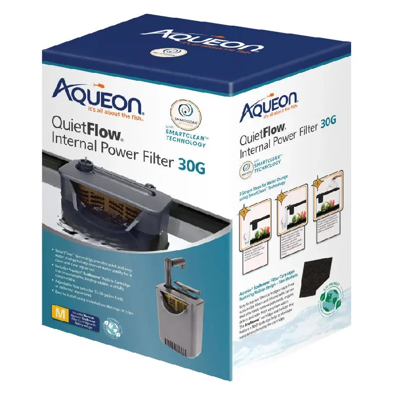 -Anti-scratch sofa protective coverAqueon QuietFlow® Internal Filter with SmartClean™ Technology -Anti-scratch sofa protective coverAqueon QuietFlow® Internal Filter with SmartClean™ Technology