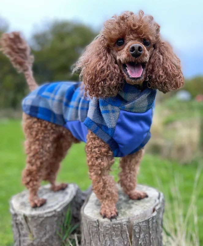 - Cat stress soothing sprayBlue Tartan Polar Fleece - Waterproof Panel McTog Dog Jumper - Only a few sizes left