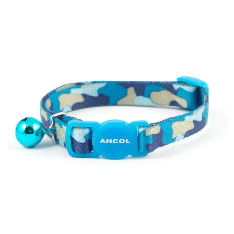 - Climbing pet constant temperature heating padBlue Camo Safety Cat Collar
