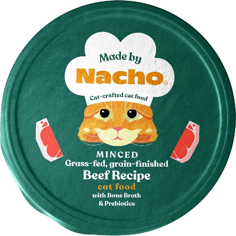 - Winter warm clothes for short-haired dogsMade by Nacho Grass Fed, Grain-Finished Minced Beef Recipe With Bone Broth Wet Cat Food